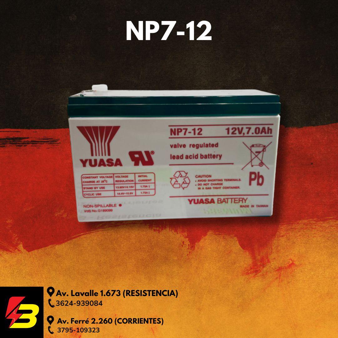 BATERIA YUASA NP7-12