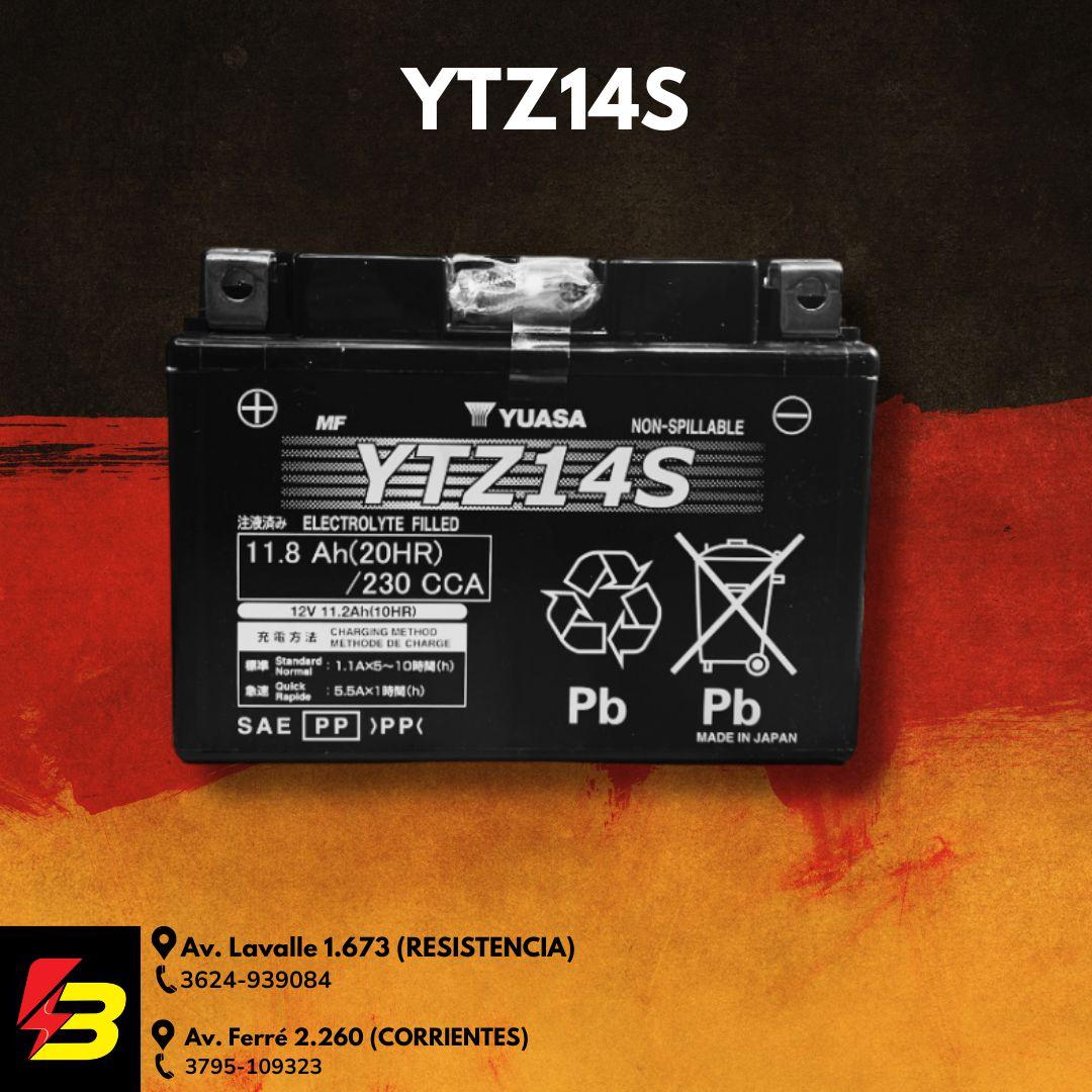 BATERIA YUASA YTZ14S