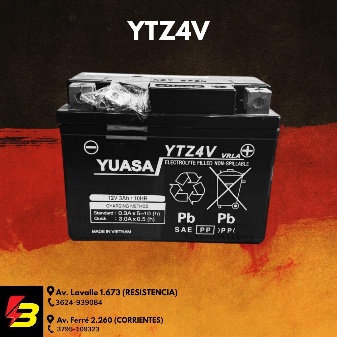 BATERIA YUASA YTZ4V