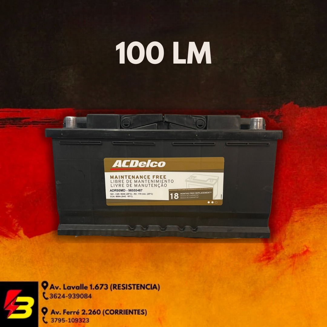 100LM BATERIA ACDELCO