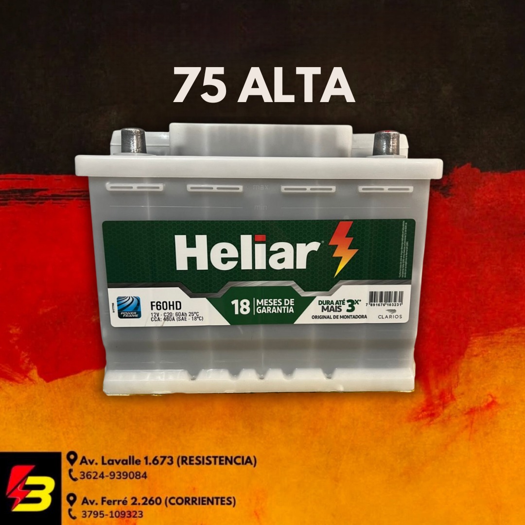 75 ALTA BATERIA HELIAR